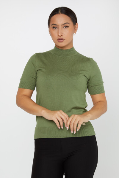 Strickpullover American Model Kurzarm Khaki - 14541 | KAZEE (3er Set S-M-L) 