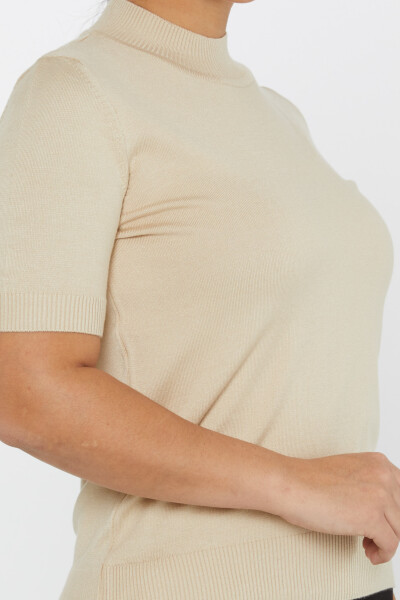 Strickpullover American Model Kurzarm Stone - 14541 | KAZEE (3er Set S-M-L) - 5