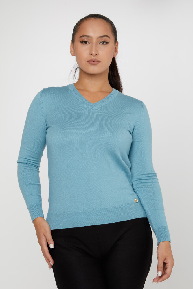 Strickpullover Basic Logo Mint - 11071 | KAZEE (3er Set S-M-L) - 1