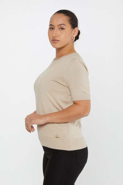 Strickpullover Kurzarm Logo Stone - 16271 | KAZEE (4er-Set L-XL-2XL-3XL) - 2