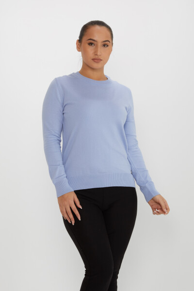 Strickpullover Langarm Basic Blau - 31574 | KAZEE (4er-Set M-L-XL-2XL) - KAZEE (1)