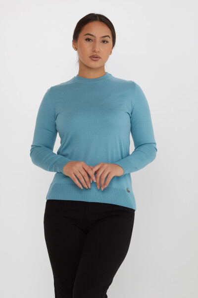 Strickpullover Langarm Basic Dunkelblau - 31574 | KAZEE (4er-Set M-L-XL-2XL) - KAZEE 
