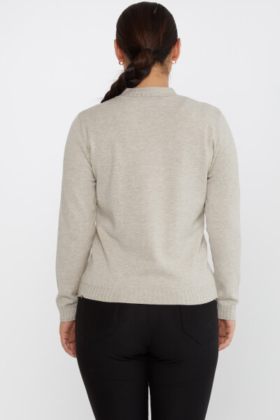 Strickpullover Langarm Glitzer Nerz - 31628 | KAZEE (3er Set S-M-L) - 5