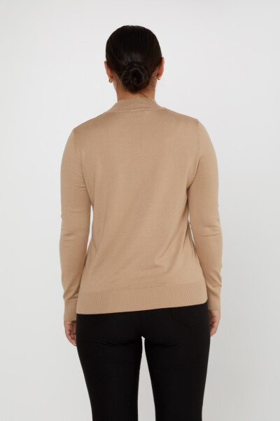 Strickpullover Basic Mink mit Logo-Detail - 16663 | KAZEE (4er-Set L-XL-2XL-3XL) - 5