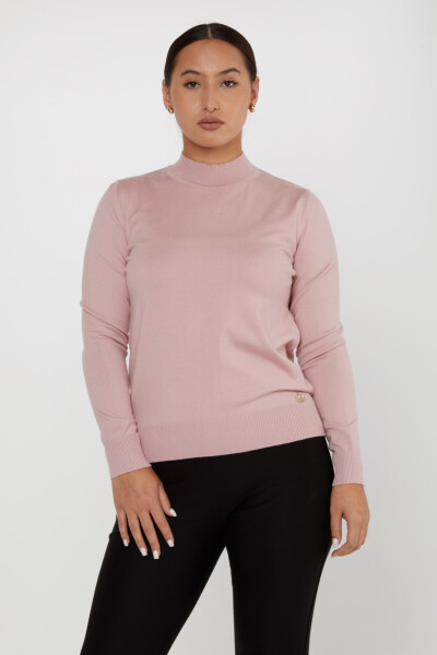 Strickpullover mit Logo-Details, Basic Powder - 16663 | KAZEE (4er-Set L-XL-2XL-3XL) 