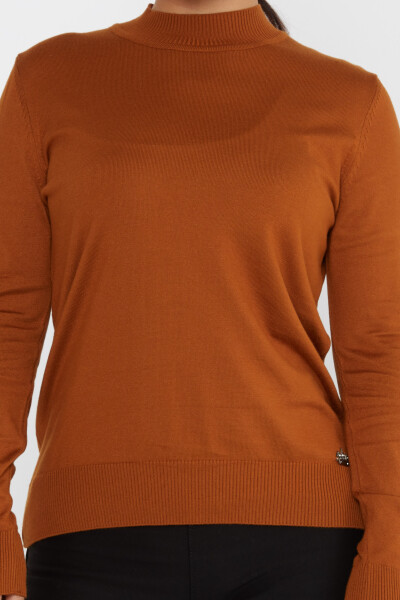 Strickpullover mit Logo-Details, Basic Tan – 16663 | KAZEE (4er-Set L-XL-2XL-3XL) - 3