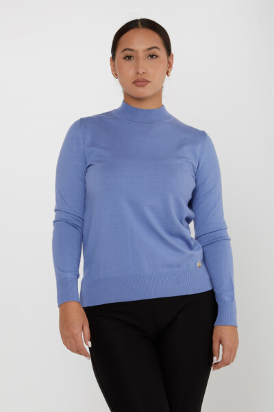 Strickpullover mit Logo-Detail, Basic Indigo – 16663 | KAZEE (4er-Set L-XL-2XL-3XL) 