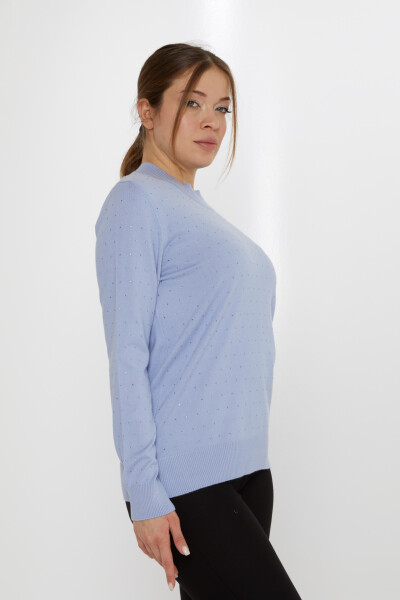 Strickpullover Stone Embroidered Blue - 31513 | KAZEE (3er-Set L-XL-2XL) - KAZEE (1)