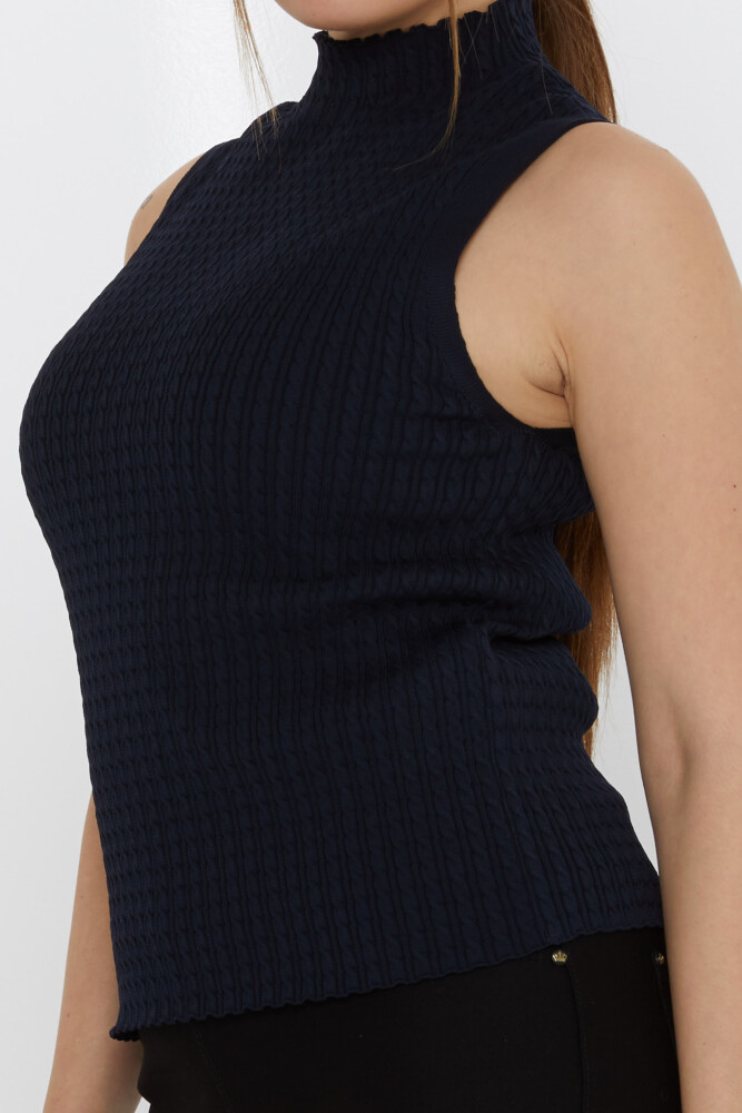 Strickpullover Zero Sleeve Marineblau - 31658 | KAZEE (3er-Set S-M-L) - 4