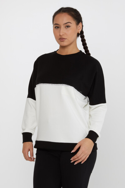 Sudadera Bicolor Crudo - 2311 | KAZEE (Juego de 3 S-M-L) - Kazee
