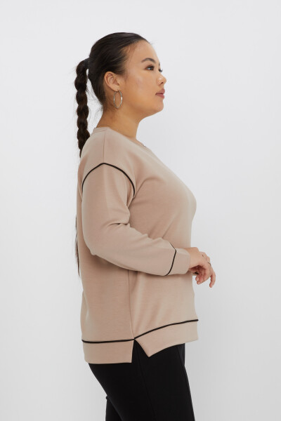 Sudadera Detalle Abertura Visón - 17790 | KAZEE (Juego de 3 tallas M-L-XL) - Kazee (1)