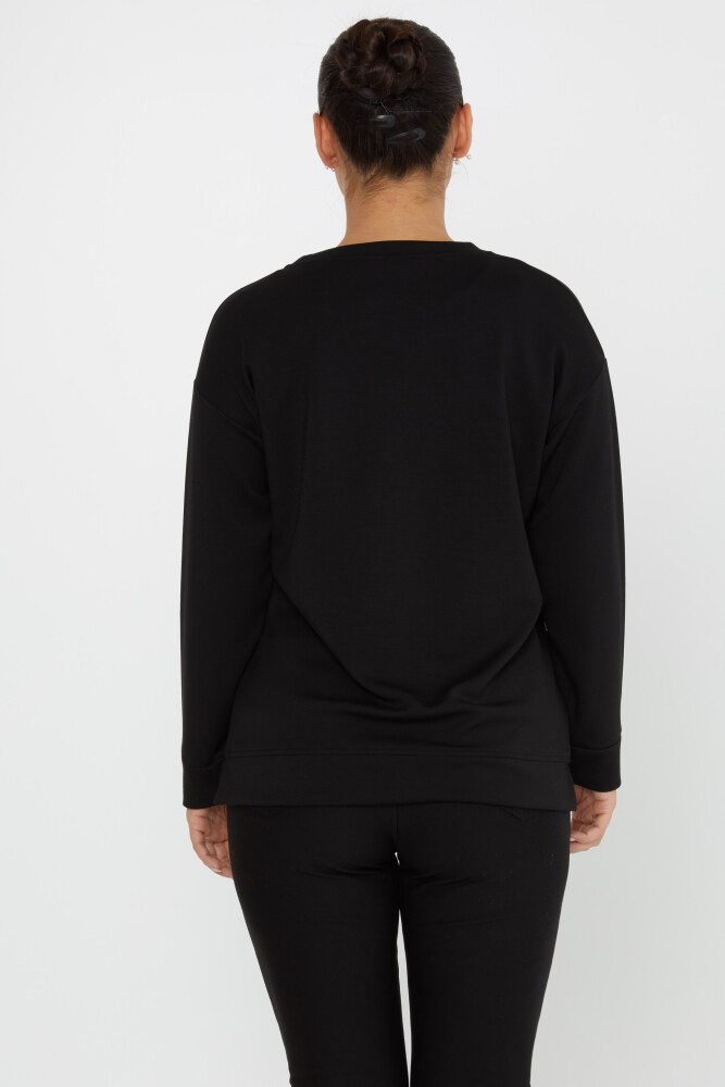 Sudadera Estampado Floral Negro - 17807 | KAZEE (Juego de 3 M-L-XL) - 5