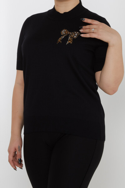 Suéter de punto con detalle de cinta negra - 31549 | KAZEE (Juego de 3 tallas L-XL-2XL) - 2
