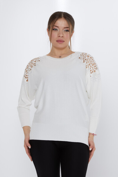 Suéter de punto con detalle de escote crudo - 31288 | KAZEE (Juego de 3 M-L-XL) 