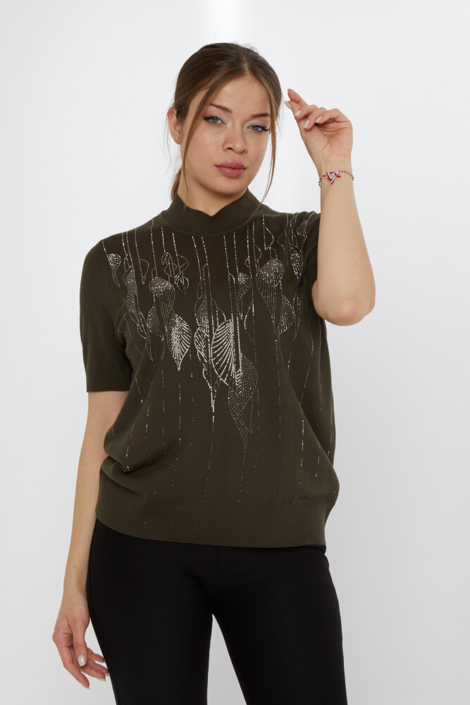 Suéter de punto estampado verde - 30663 | KAZEE (Juego de 3 XL-2XL-3XL) - 2