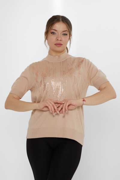 سترة محبوكة بنقشة البسكويت - 30663 | كازي (مجموعة من 3 مقاسات XL-2XL-3XL) - KAZEE (1)