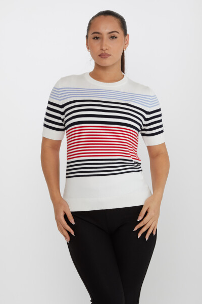 سترة تريكو مخططة إكرو - 31273 | كازي (مجموعة من 3 S-M-L) - Kazee (1)