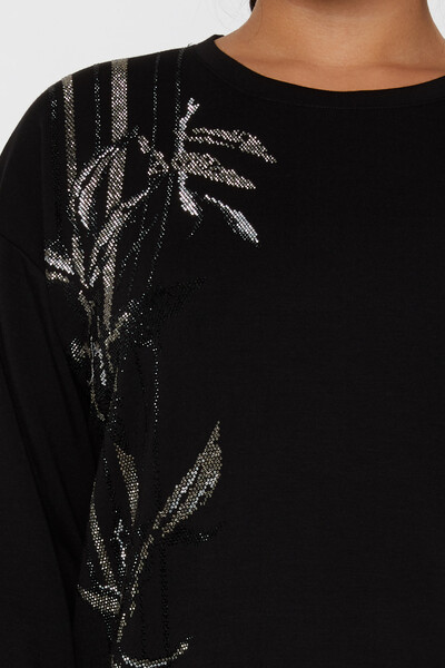 Sweat-shirt à motifs pierre noir - 17799 | KAZEE (Lot de 3 L-XL-2XL) - 2