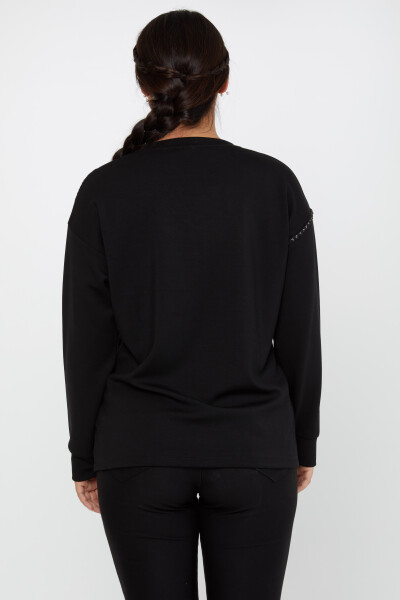 Sweatshirt Long Sleeve Black - 17850 | KAZEE (Set of 3 L-XL-2XL) - 5