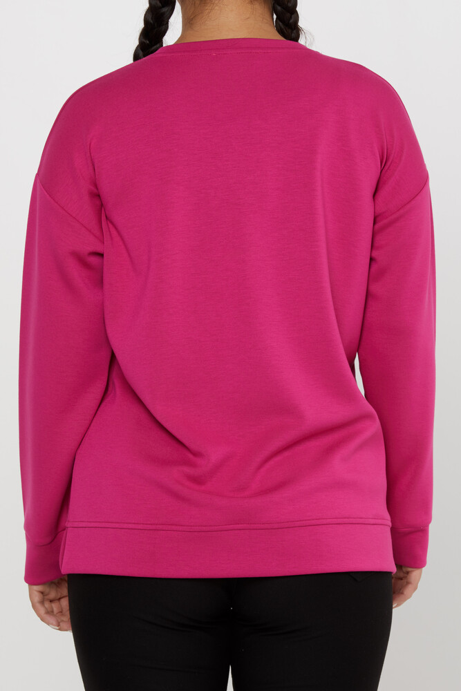 Sweatshirt Patterned Fuchsia - 17799 | KAZEE (Set of 3 L-XL-2XL) - 3