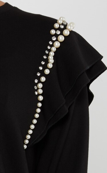 Sweatshirt Pearl Stone Embroidered Black - 17793 | KAZEE (Set of 3 M-L-XL) - 3