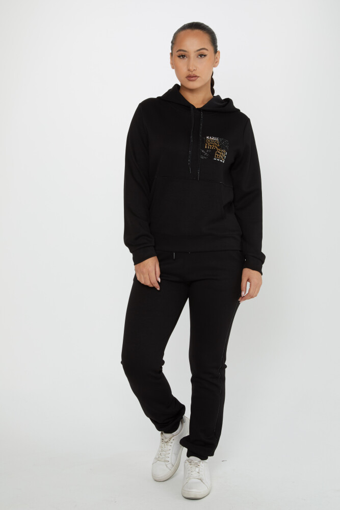 Tracksuit Set Long Sleeve Black - 17559 | KAZEE (Set of 4 M-L-XL-2XL) - 1