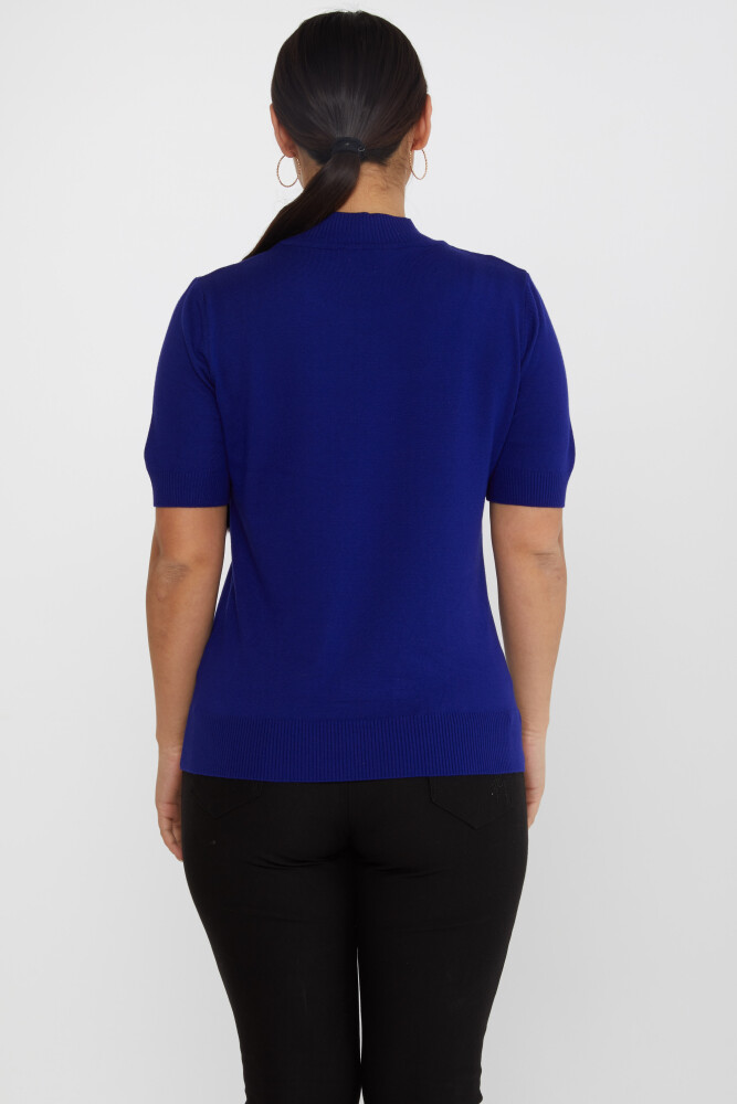 Sweter dzianinowy American Model Logo Saxe - 16168 | KAZEE (zestaw 4 sztuk L-XL-2XL-3XL) - 5