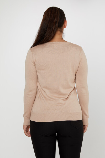 Sweter dzianinowy Basic Logo Stone - 11071 | KAZEE (zestaw 3 sztuk S-M-L) - 5