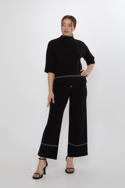 طقم من قطعتين - حزام خصر - أسود - 31650 | كازي (طقم من 3 قطع بمقاسات M-L-XL) - KAZEE (1)