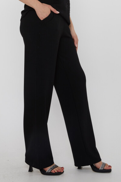 طقم رياضي - بأكمام قصيرة - أسود - 17893 | كازي (طقم من 3 قطع بمقاسات M-L-XL) - 7