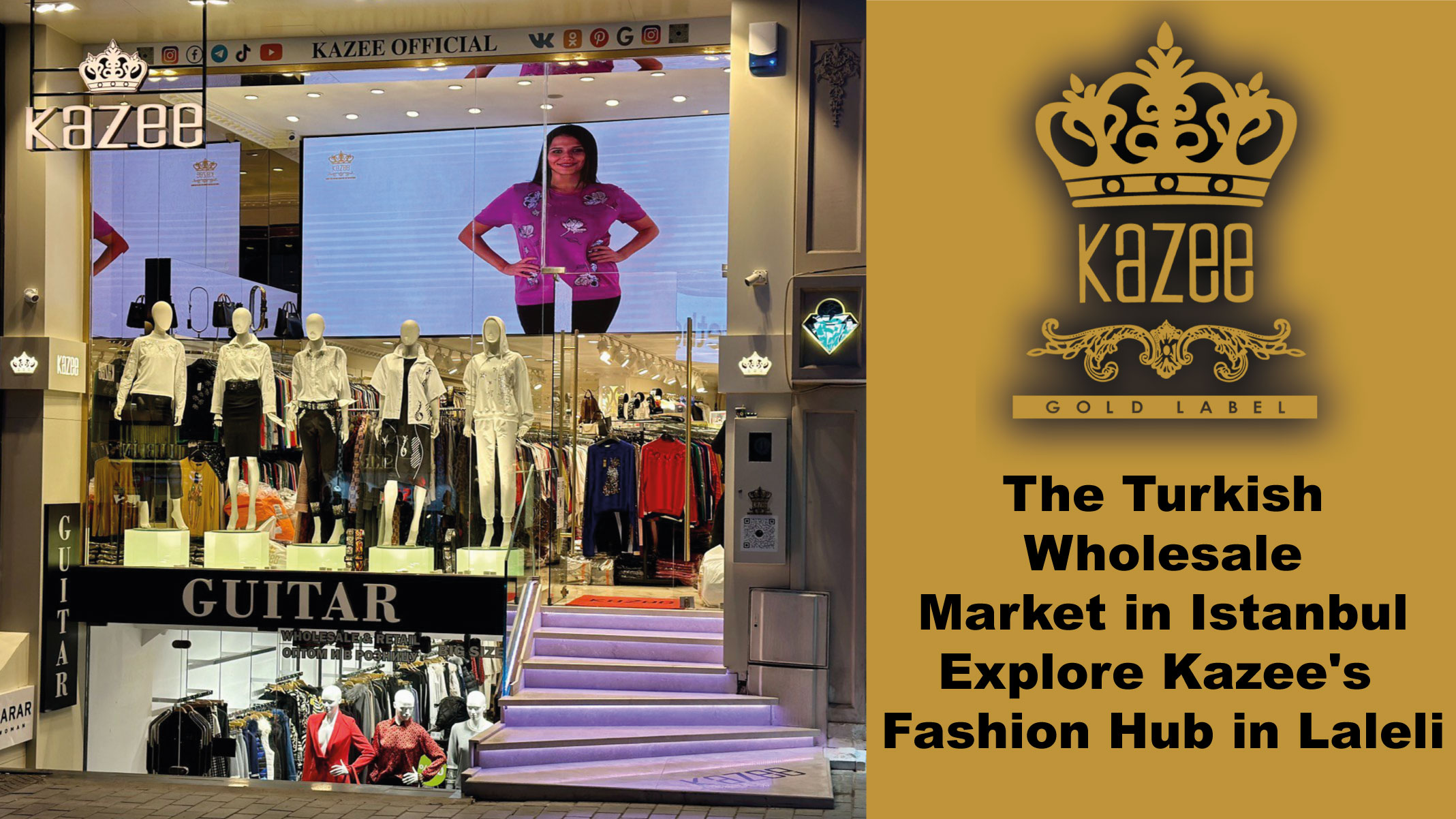 İstanbul'daki Türk Toptancılar Pazarı: Kazee'nin Laleli'deki Moda Merkezini Keşfedin