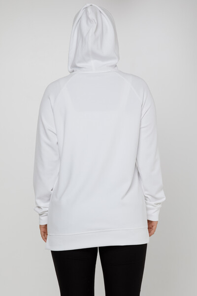 Толстовка с капюшоном цвета экрю - 17824 | KAZEE (Набор из 3 шт. M-L-XL) - 3