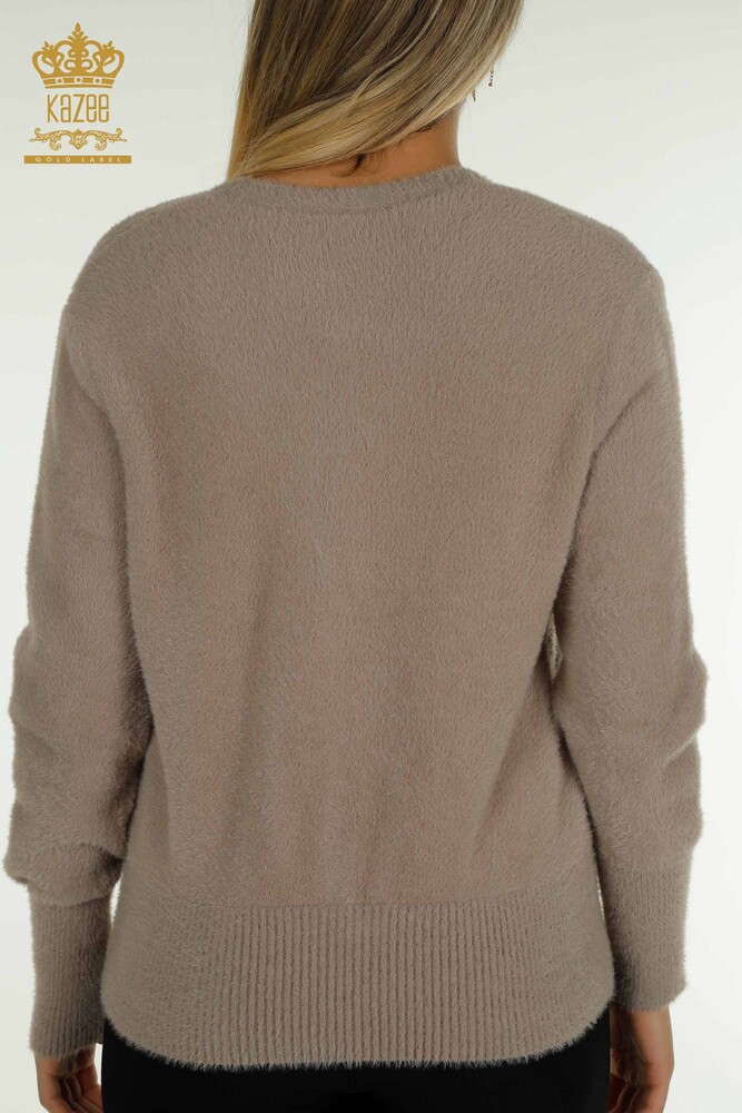 Toptan Kadın Hırka Angora Gri - 30447 | KAZEE - 7