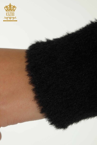 Toptan Kadın Hırka Angora Leopar - 30630 | KAZEE - 6