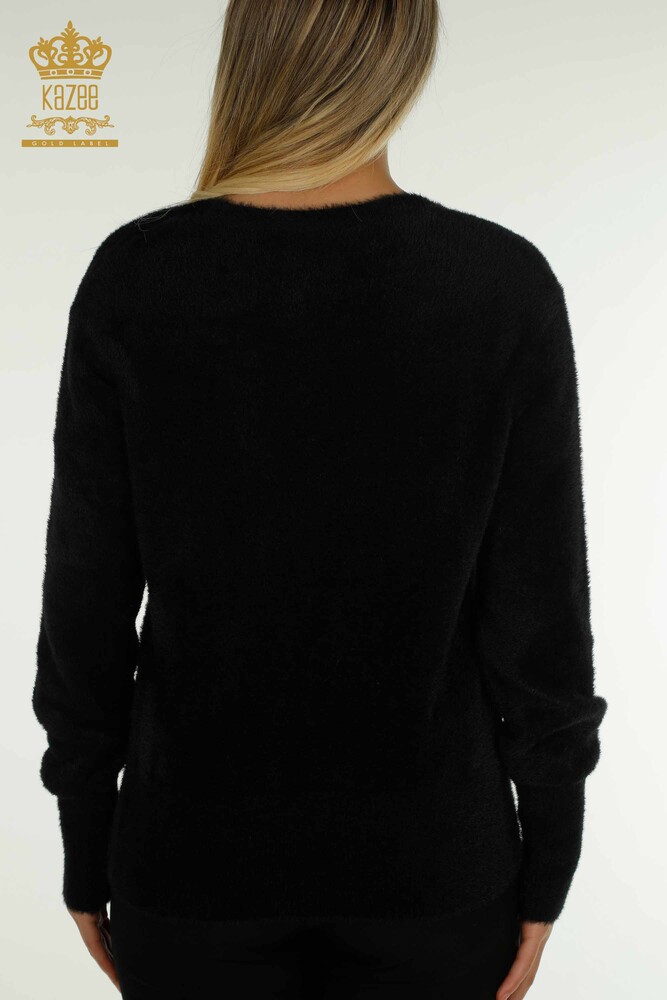 Toptan Kadın Hırka Angora Siyah - 30447 | KAZEE - 7