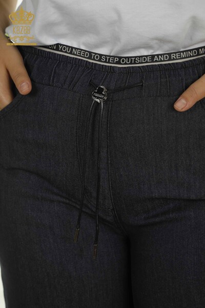 Toptan Kadın Pantolon Cepli Antrasit - 2406-4543 | M - Thumbnail