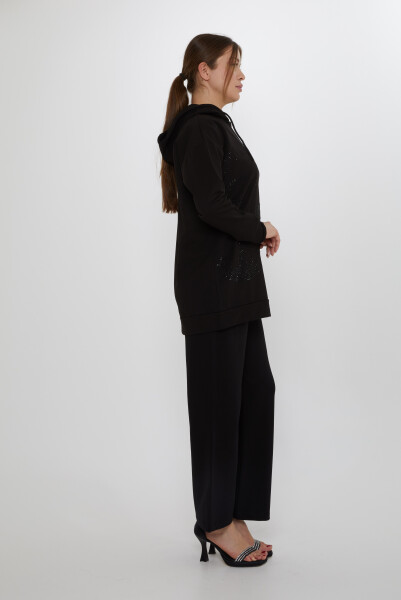 Tracksuit Set Hooded Detail Black - 17896 | KAZEE (Set of 3 M-L-XL) - 7