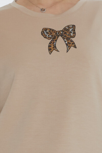 Tracksuit Strip Stone Embroidered Beige - 17902 | KAZEE (Set of 3 L-XL-2XL) - 4