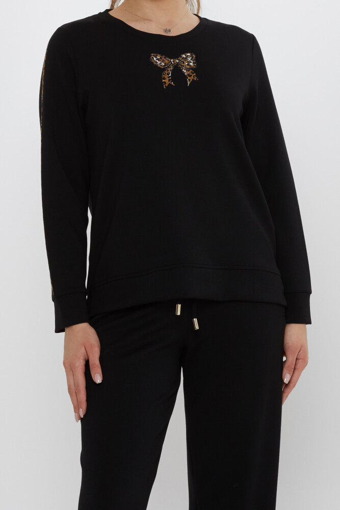 Tracksuit Strip Stone Embroidered Black - 17902 | KAZEE (Set of 3 L-XL-2XL) - 3