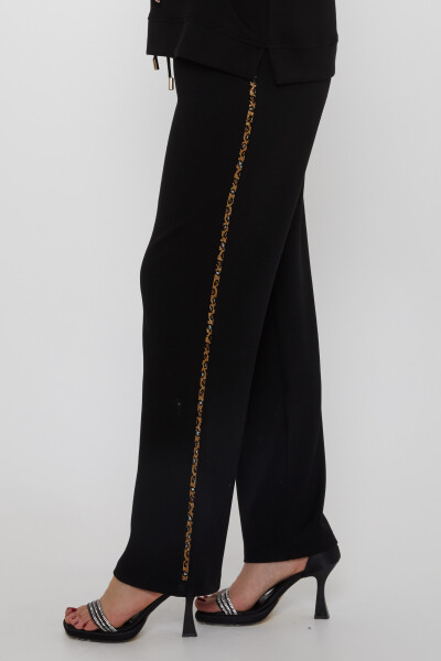 Tracksuit Strip Stone Embroidered Black - 17902 | KAZEE (Set of 3 L-XL-2XL) - 7