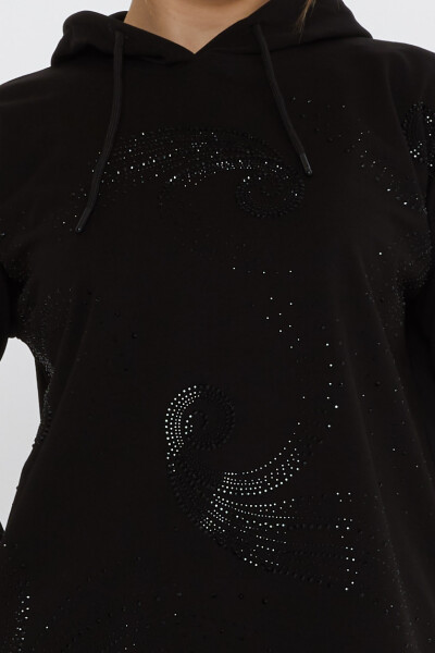 Trainingsanzug-Set mit Kapuzendetail Schwarz - 17896 | KAZEE (3er-Set M-L-XL) - 6