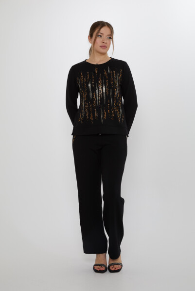 Trainingsanzug-Set mit Taschendetail Schwarz - 17886 | KAZEE (3er-Set M-L-XL) - KAZEE (1)