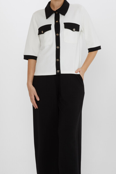 Traje Doble Detalle Bolsillos, Negro - 17877 | KAZEE (Juego de 3 M-L-XL) - Kazee (1)