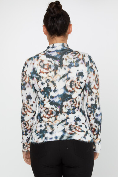 Tricot Angora Motif Numérique Brodé Pierre Numérique - 50025 | KAZEE (Lot de 2 S-M) - 5