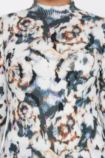 Tricot Angora Motif Numérique Brodé Pierre Numérique - 50025 | KAZEE (Lot de 2 S-M) - 4