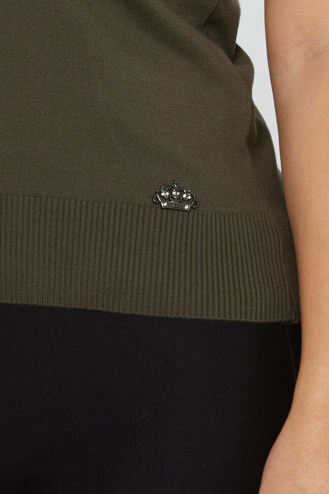 Tricoturi Pulover American Model Maneca Scurta Vert - 14541 | KAZEE (Set de 3 S-M-L) - 5