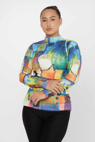 Tricotaje Angora cu mânecă lungă cu model - 50012 | KAZEE (Set de 2 S-M) - KAZEE 