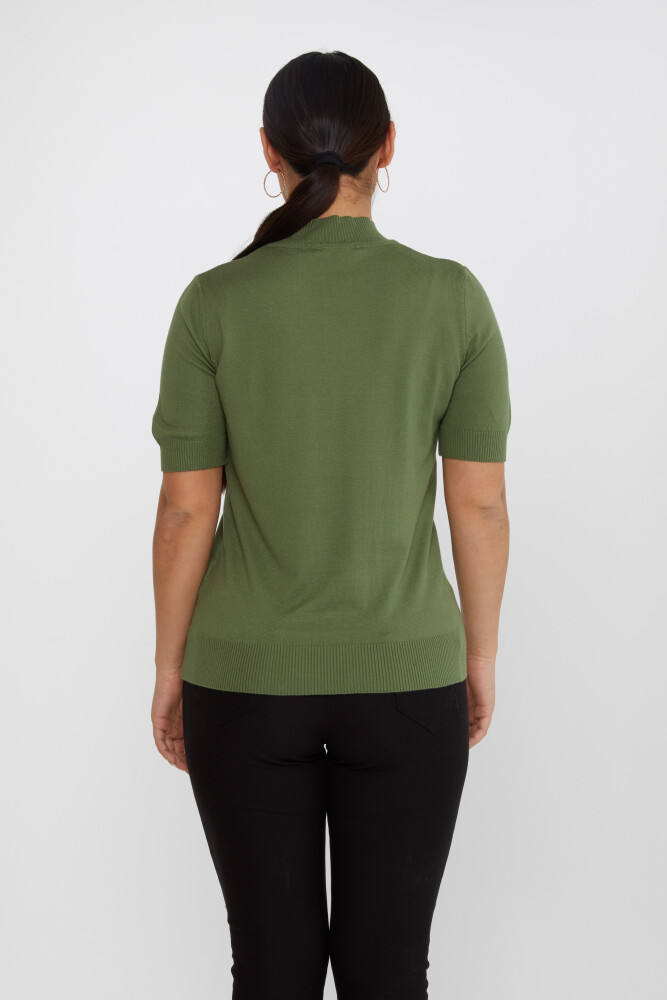 Tricoturi Pulover American Model Logo Kaki - 16168 | KAZEE (Set de 4 L-XL-2XL-3XL) - 5