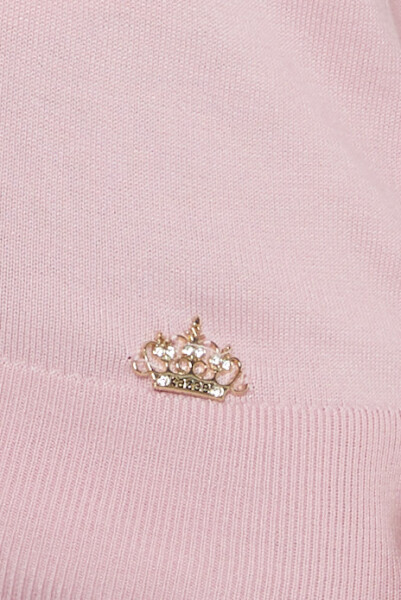 Tricoturi Pulover Basic Logo Roz deschis - 11071 | KAZEE (Set de 3 S-M-L) - 4