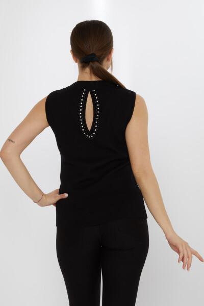 Tricoturi Pulover Cu margele Stone Brodat Negru - 31582 | KAZEE (Set de 3 M-L-XL) - 5